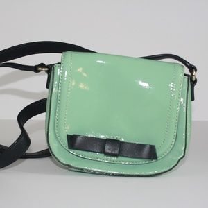 Kate Spade purse, small, mint green, leather